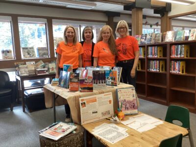 Library Team on Orange Shirt Day